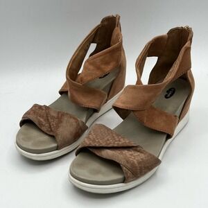 Dr. Scholls Golden Hour Gladiator Wedge Sandals Size 7.5